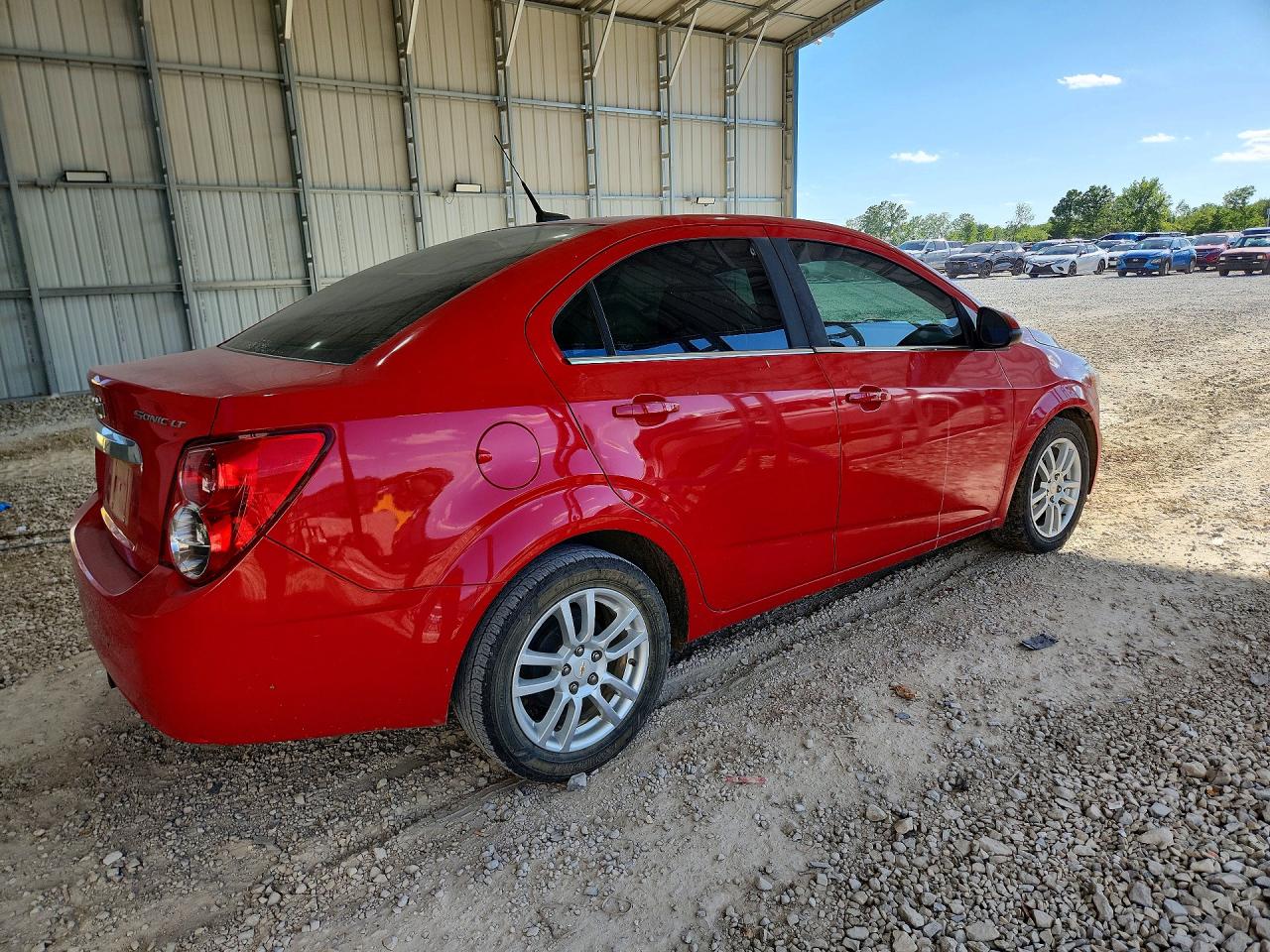 2012 Chevrolet Sonic Red vin: 1G1JC5SH2C4119542