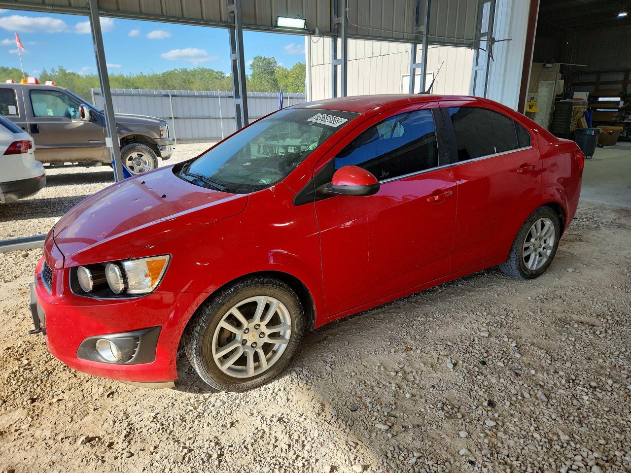 2012 Chevrolet Sonic Red vin: 1G1JC5SH2C4119542