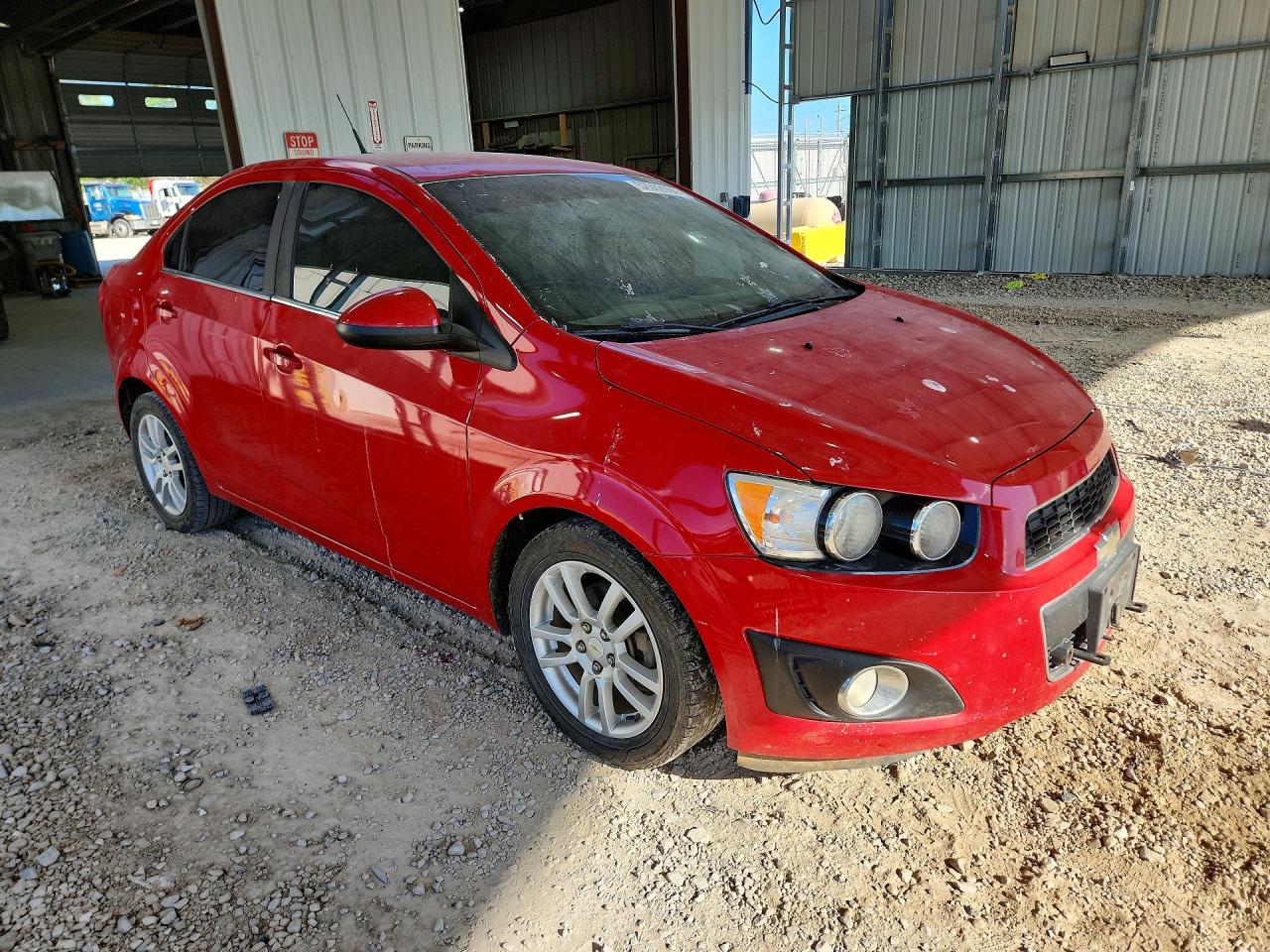 2012 Chevrolet Sonic Red vin: 1G1JC5SH2C4119542