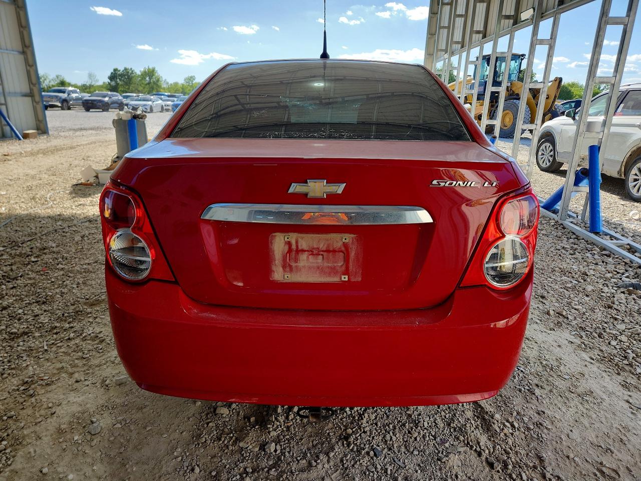 2012 Chevrolet Sonic Red vin: 1G1JC5SH2C4119542