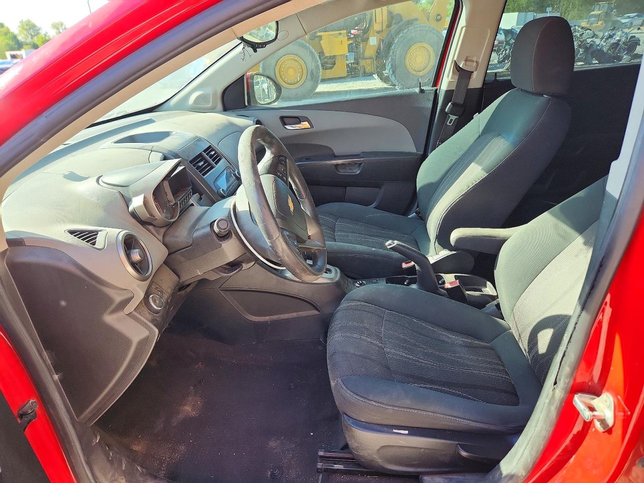 2012 Chevrolet Sonic Red vin: 1G1JC5SH2C4119542