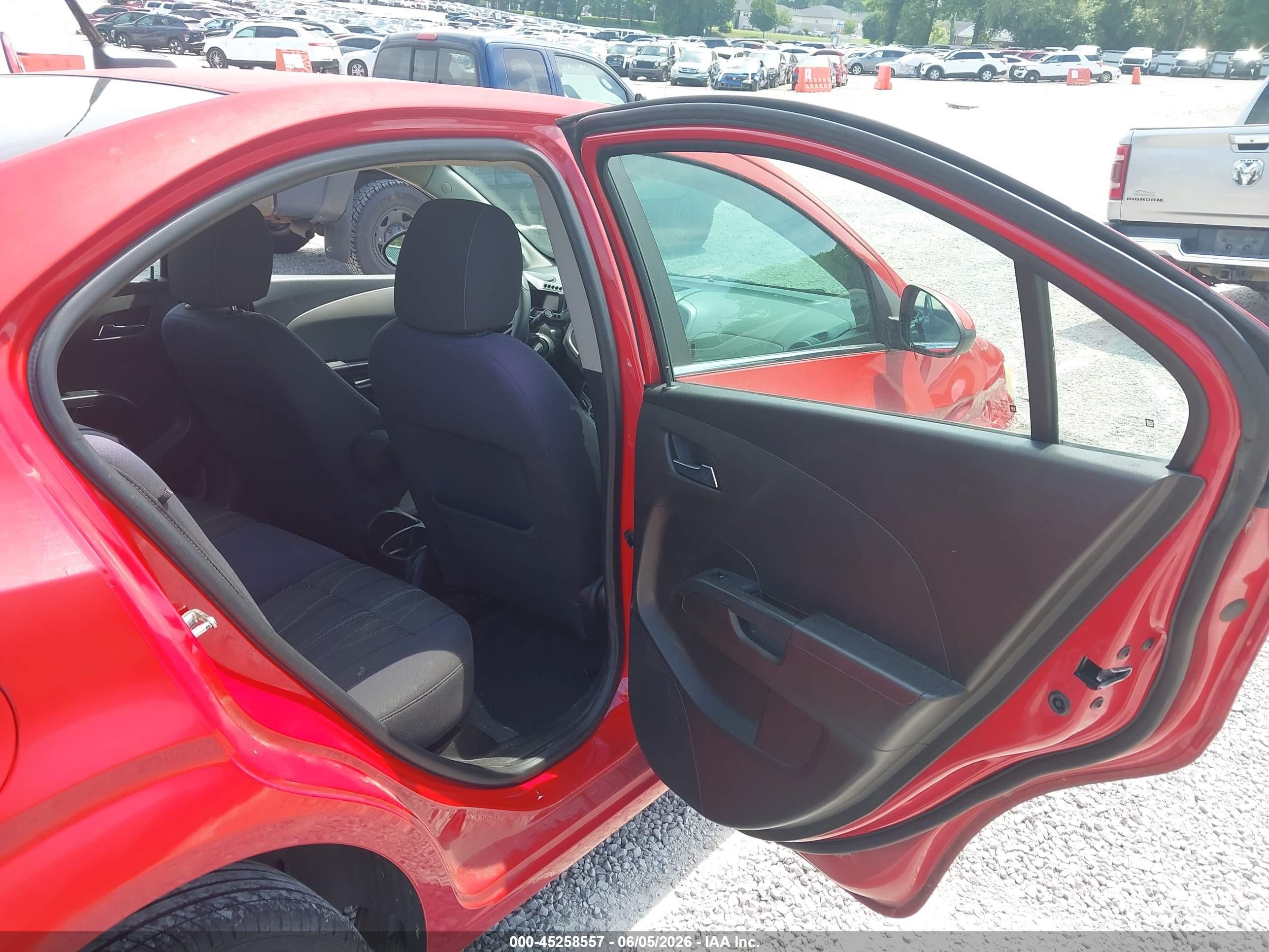 2012 Chevrolet Sonic 2lt Red vin: 1G1JC5SH2C4166232