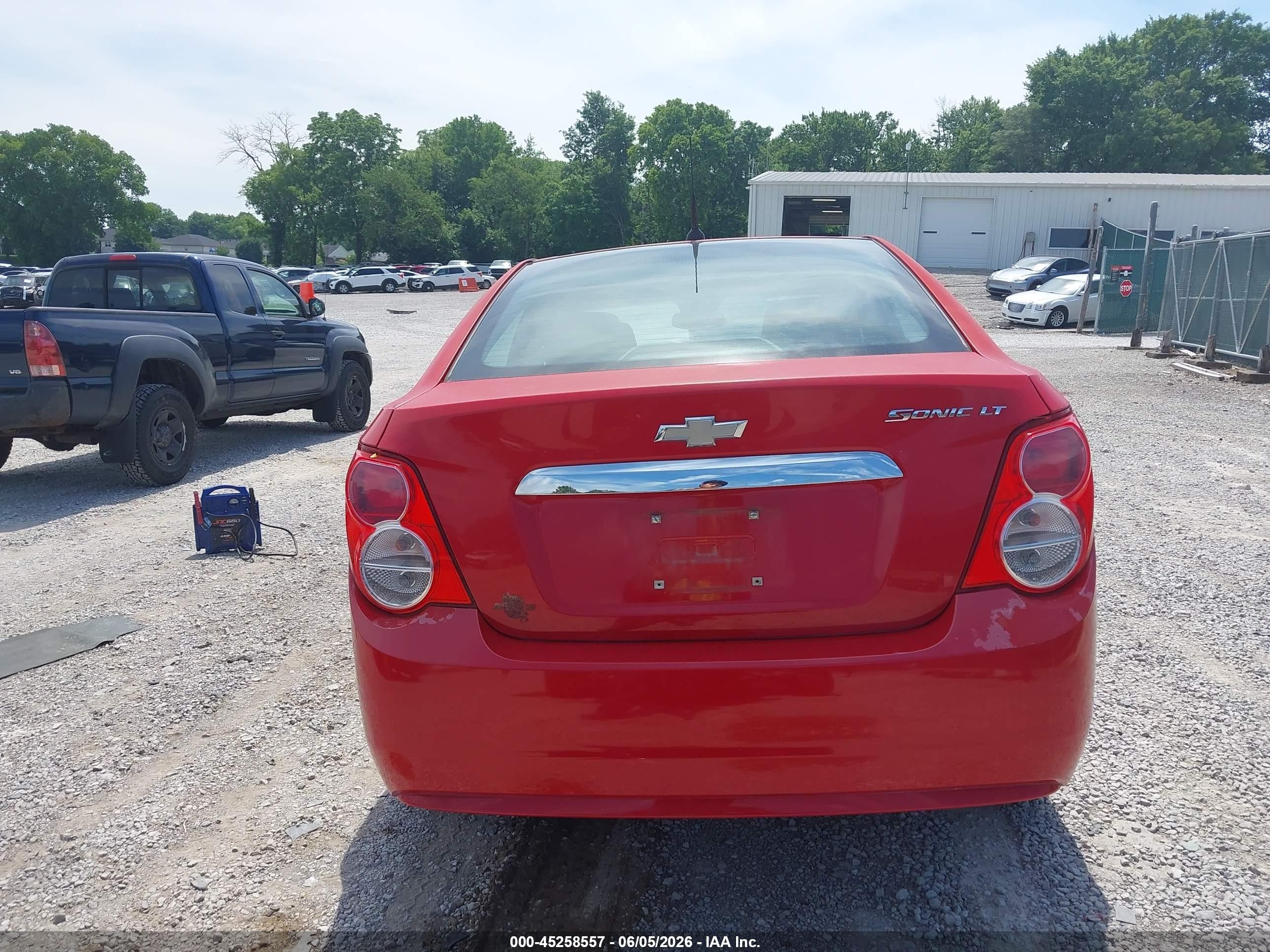 2012 Chevrolet Sonic 2lt Red vin: 1G1JC5SH2C4166232