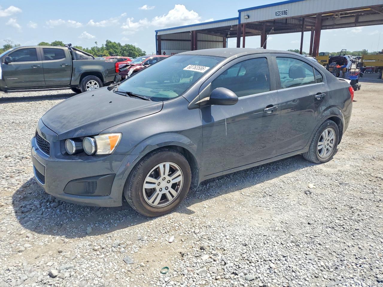 2013 Chevrolet Sonic Lt Gray vin: 1G1JC5SH2D4133667
