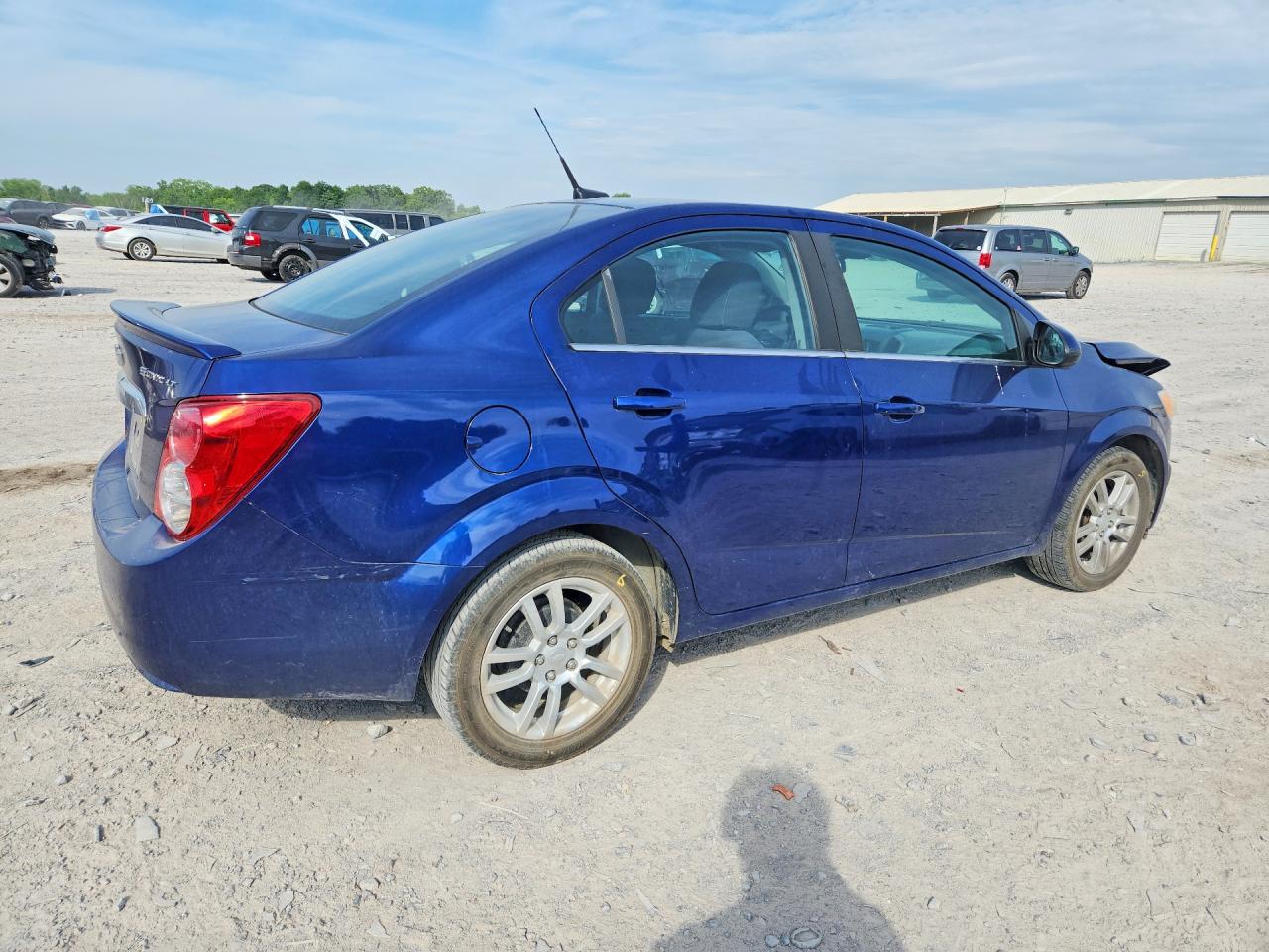 2013 Chevrolet Sonic Lt Blue vin: 1G1JC5SH2D4174137
