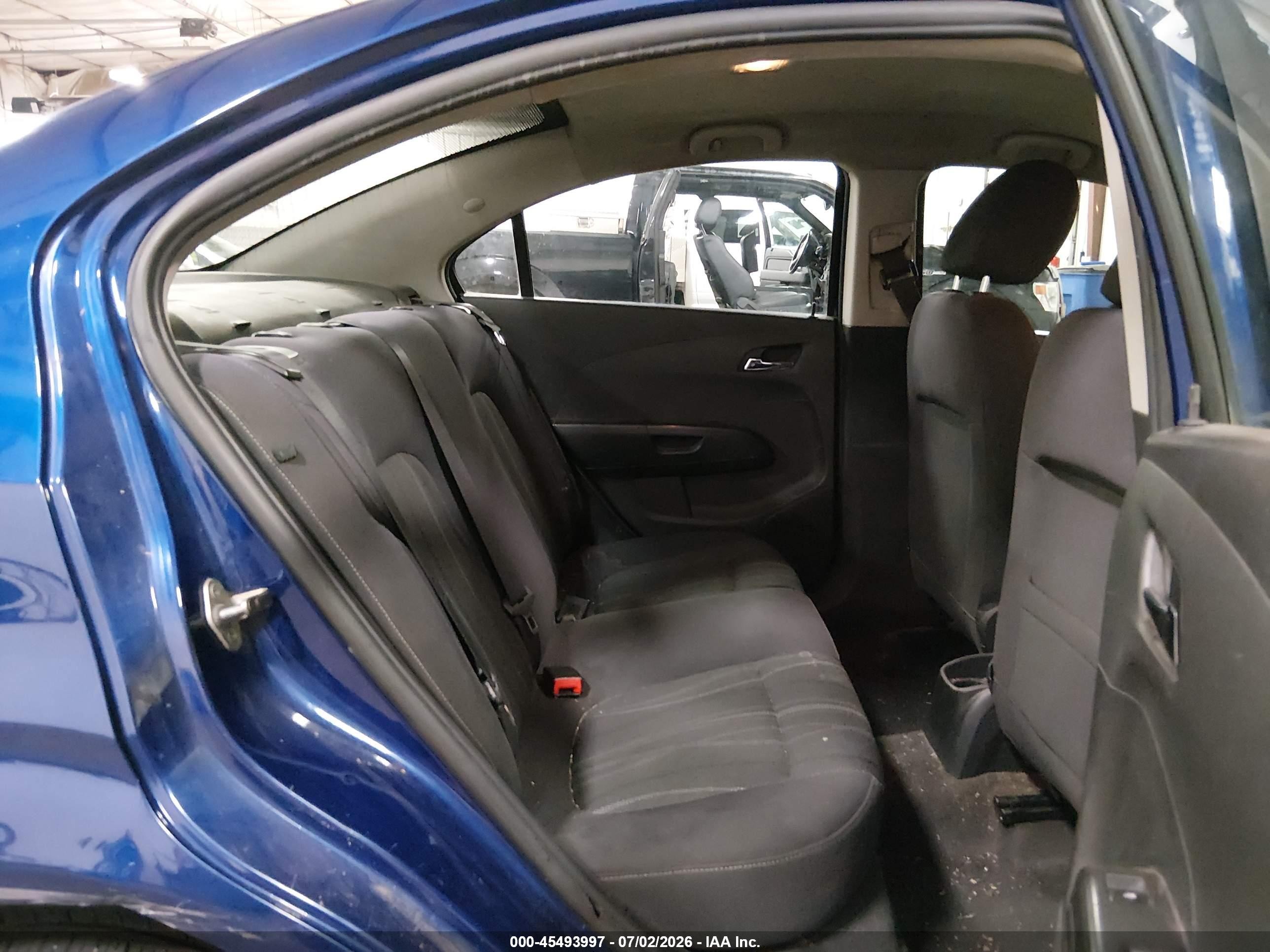 2014 Chevrolet Sonic Lt Auto Синий vin: 1G1JC5SH2E4101576