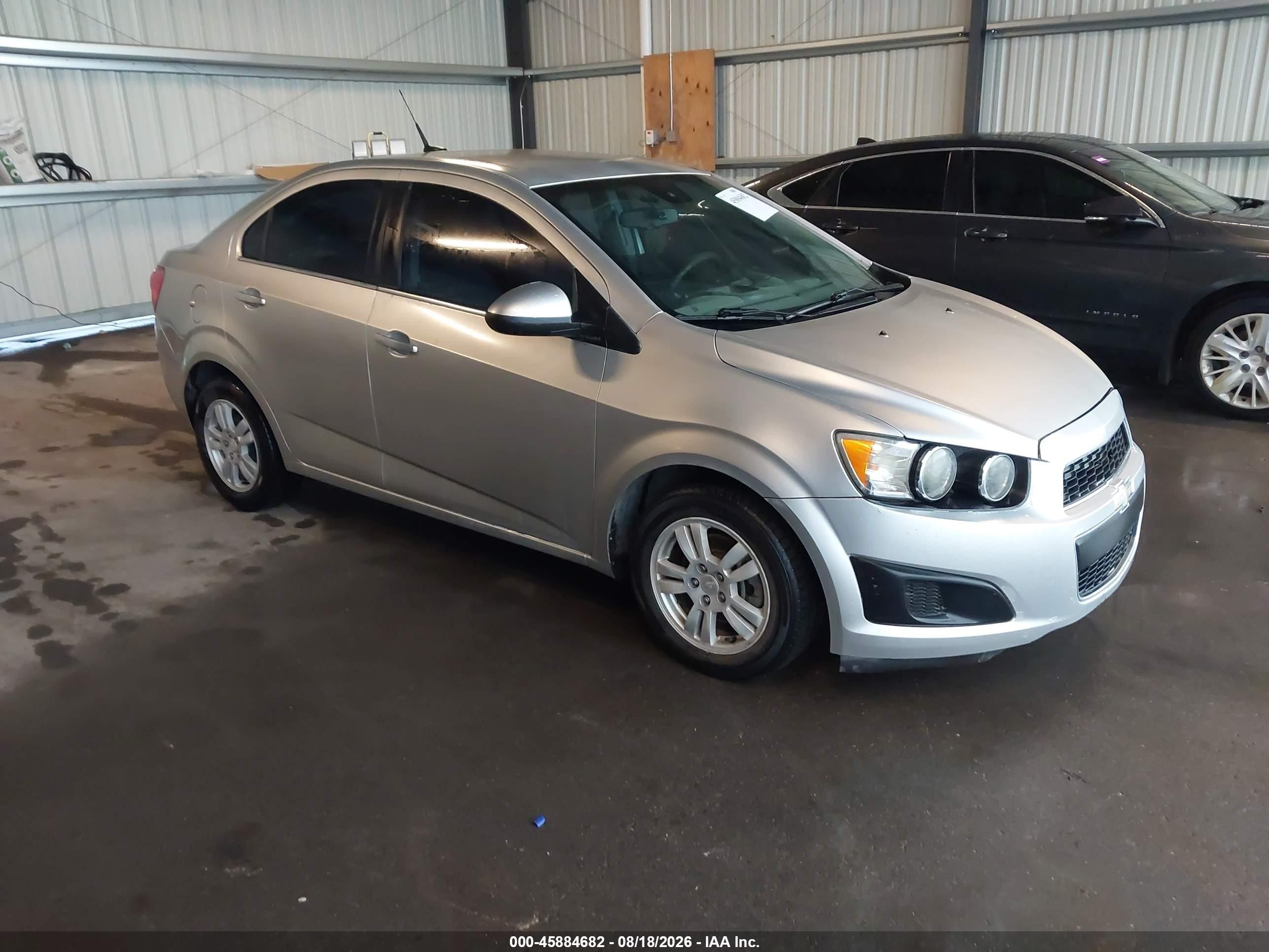 2014 Chevrolet Sonic Lt Auto Silver vin: 1G1JC5SH2E4104624