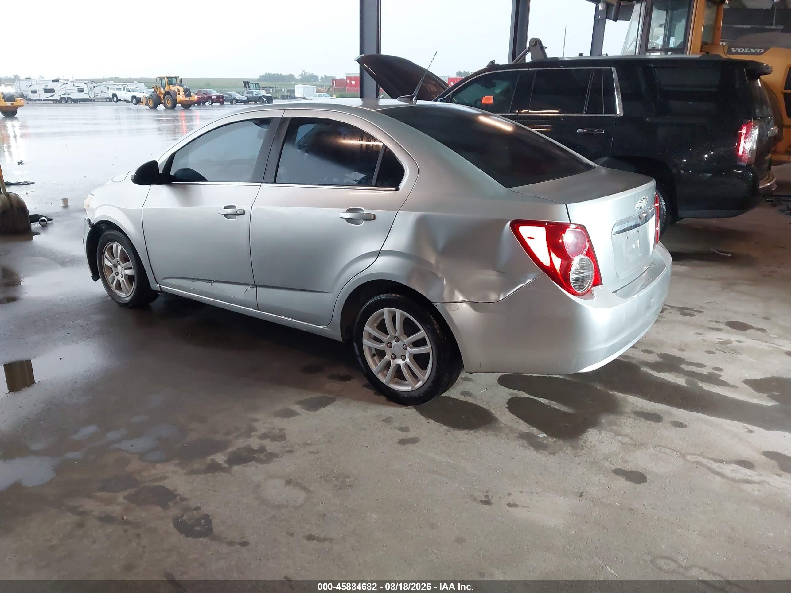 2014 Chevrolet Sonic Lt Auto Silver vin: 1G1JC5SH2E4104624