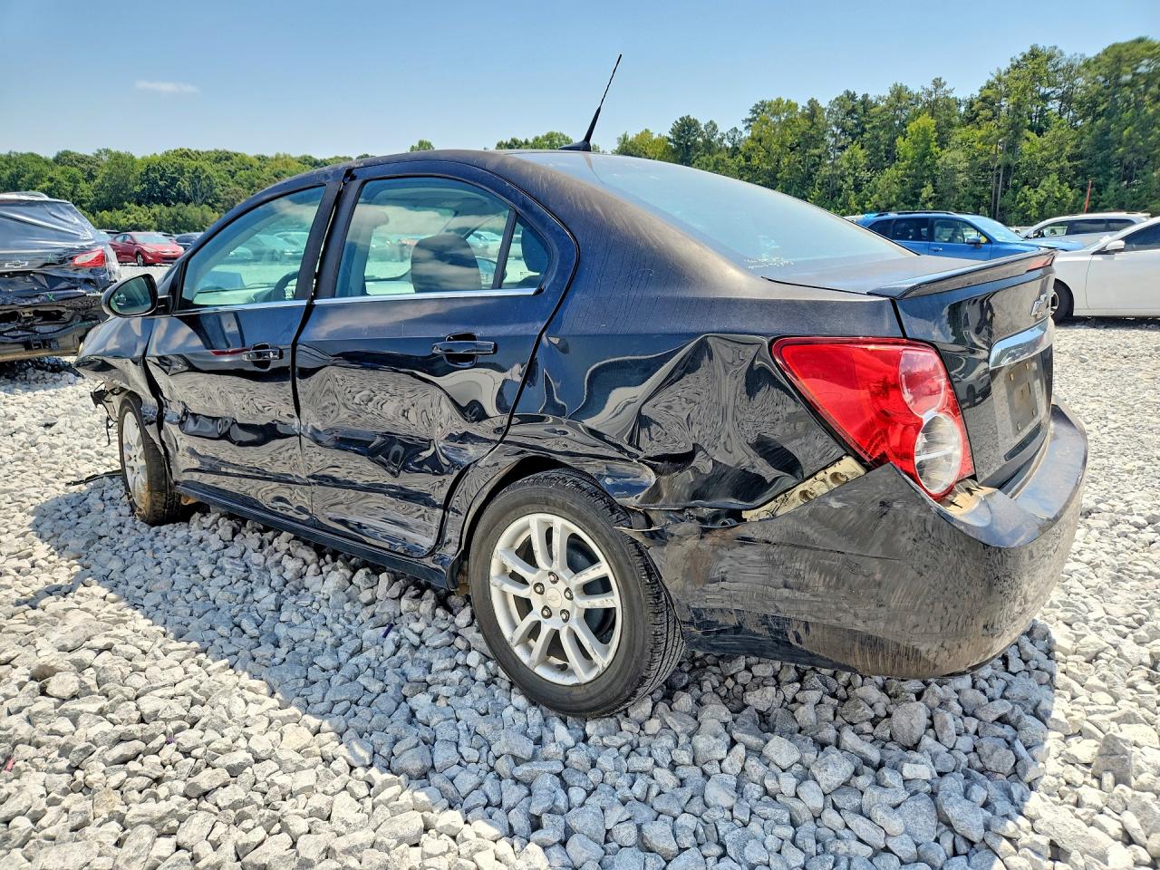 2014 Chevrolet Sonic Lt Черный vin: 1G1JC5SH2E4136263