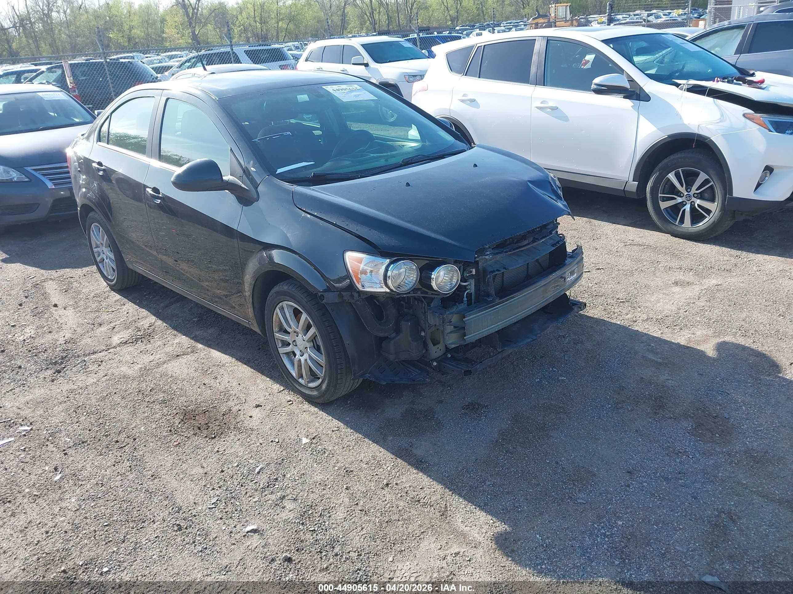 2014 Chevrolet Sonic Lt Auto Black vin: 1G1JC5SH2E4143729