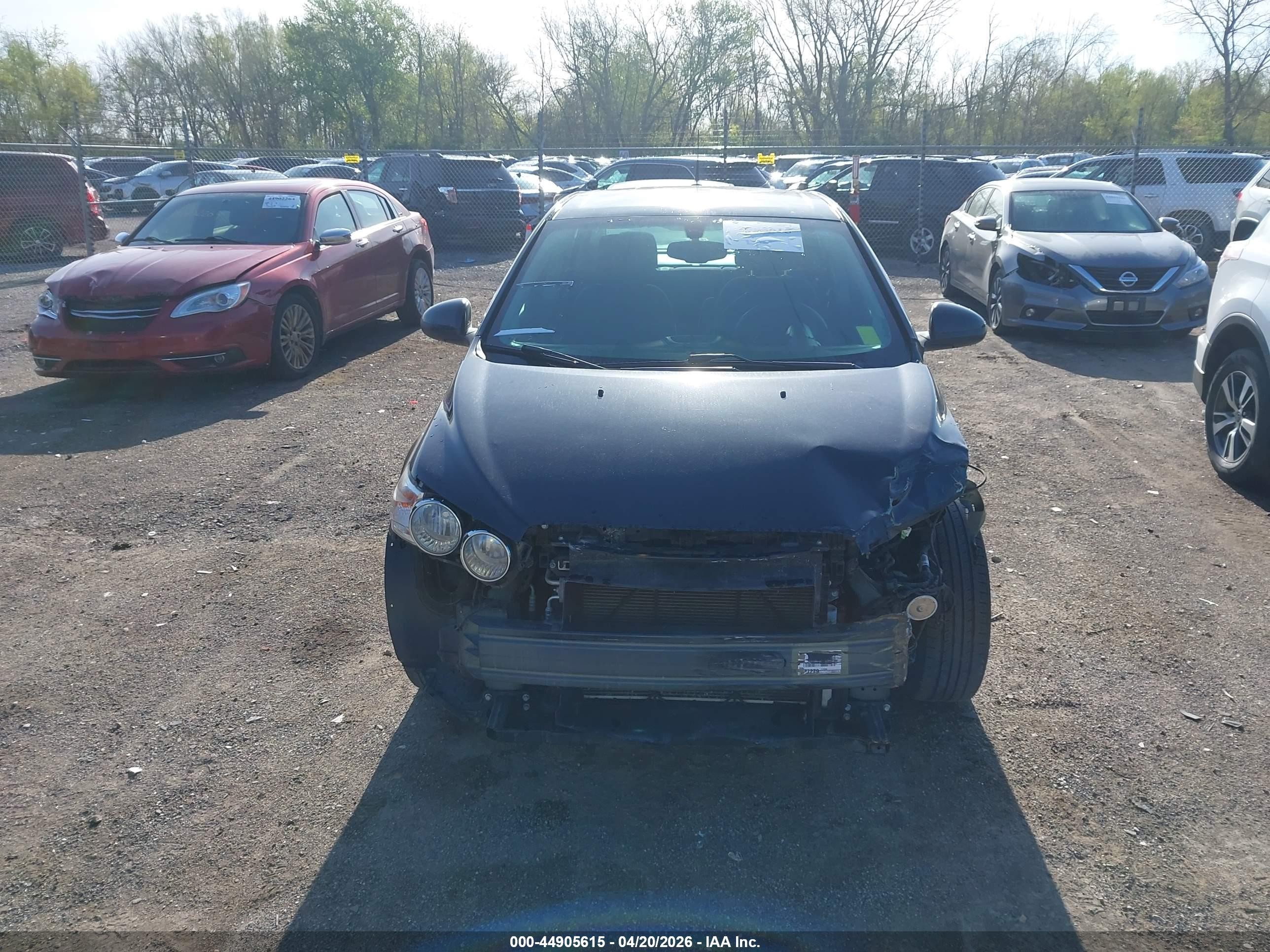 2014 Chevrolet Sonic Lt Auto Black vin: 1G1JC5SH2E4143729