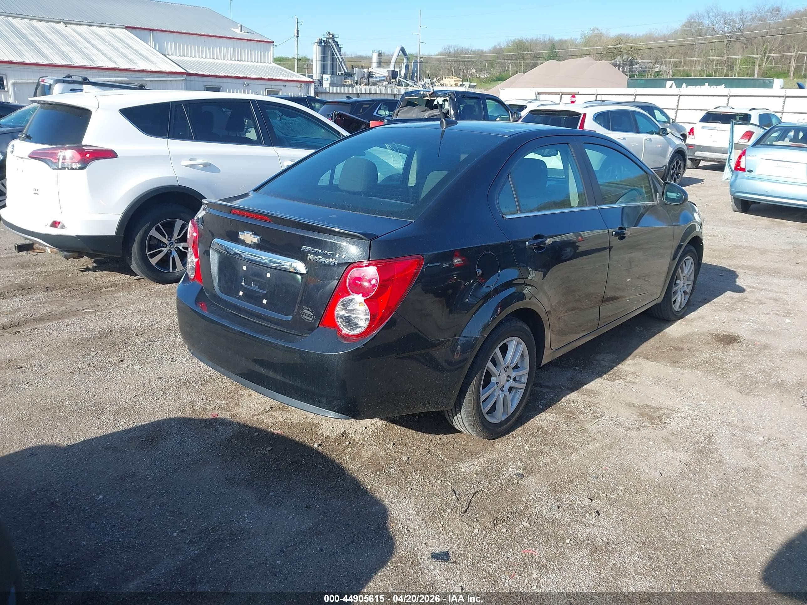 2014 Chevrolet Sonic Lt Auto Black vin: 1G1JC5SH2E4143729