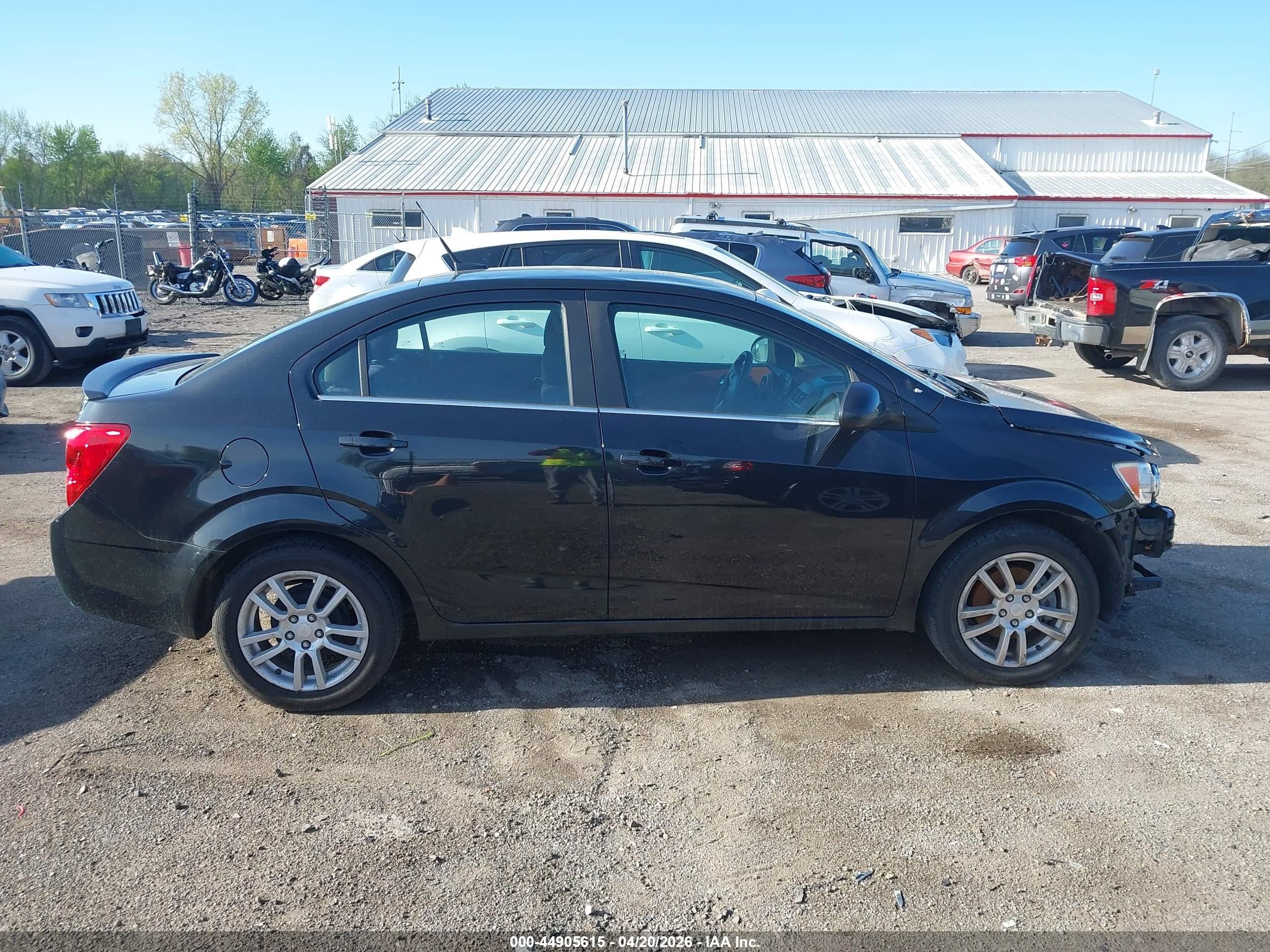 2014 Chevrolet Sonic Lt Auto Black vin: 1G1JC5SH2E4143729