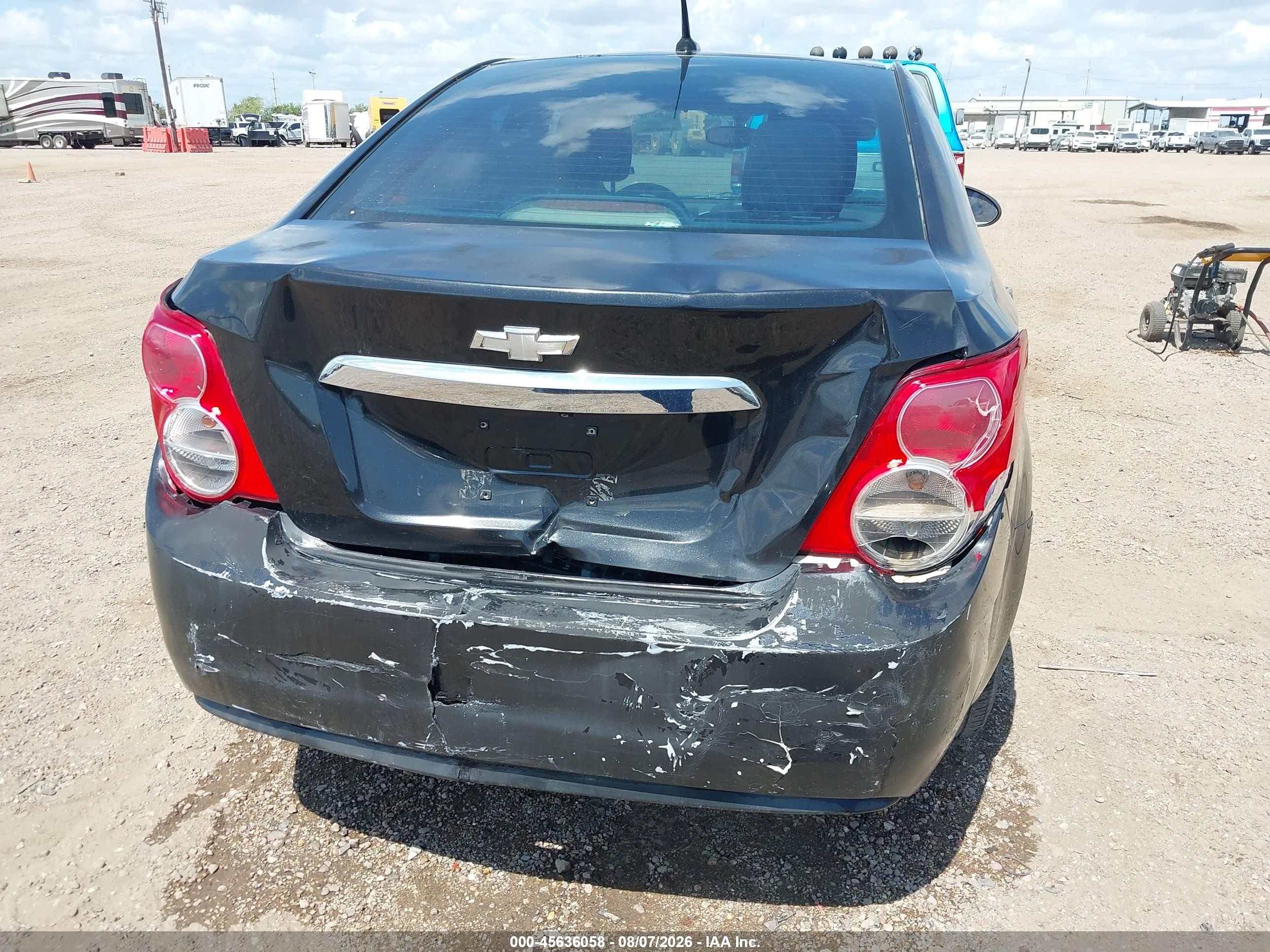 2014 Chevrolet Sonic Lt Auto Black vin: 1G1JC5SH2E4181963