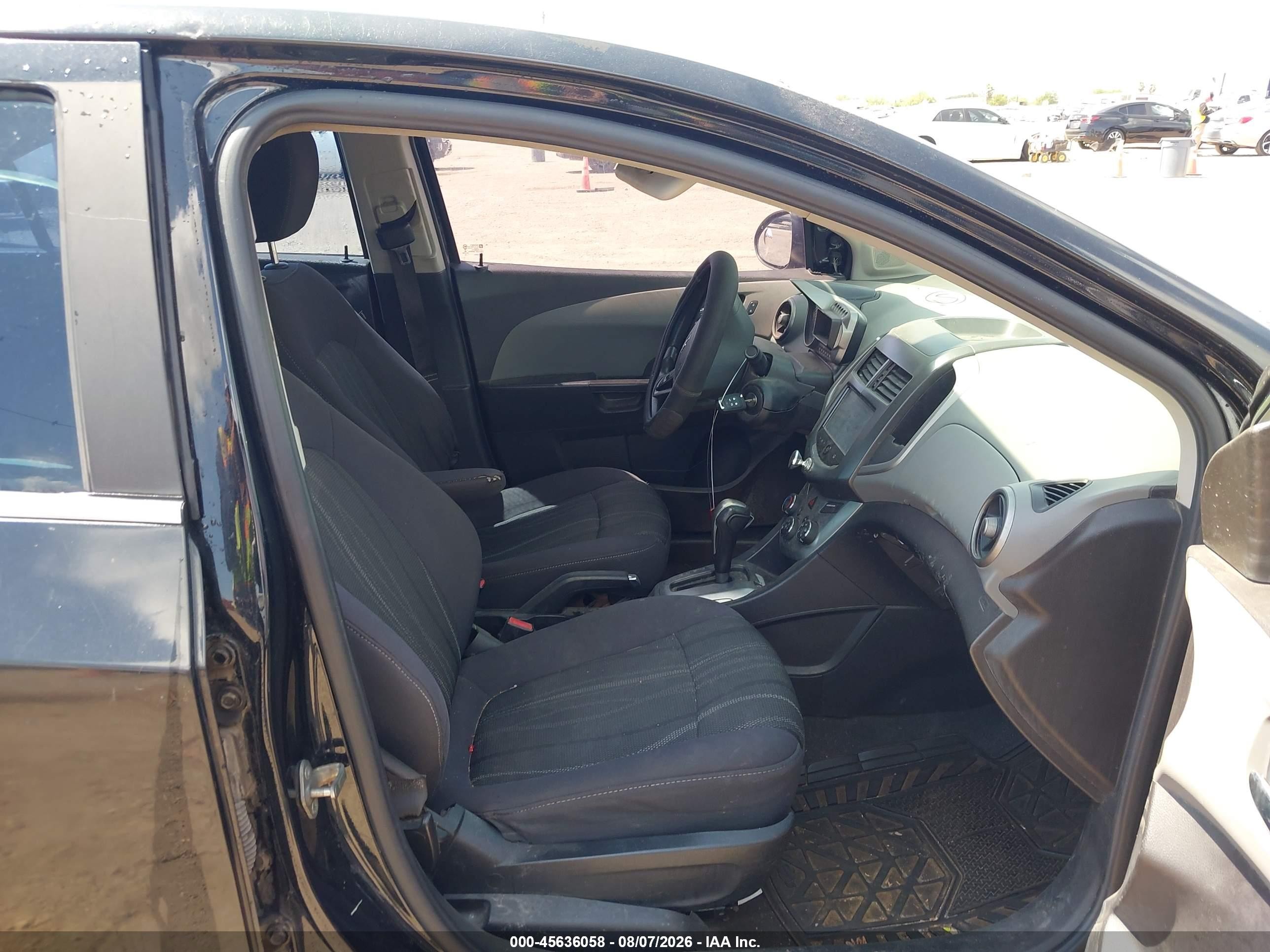 2014 Chevrolet Sonic Lt Auto Black vin: 1G1JC5SH2E4181963