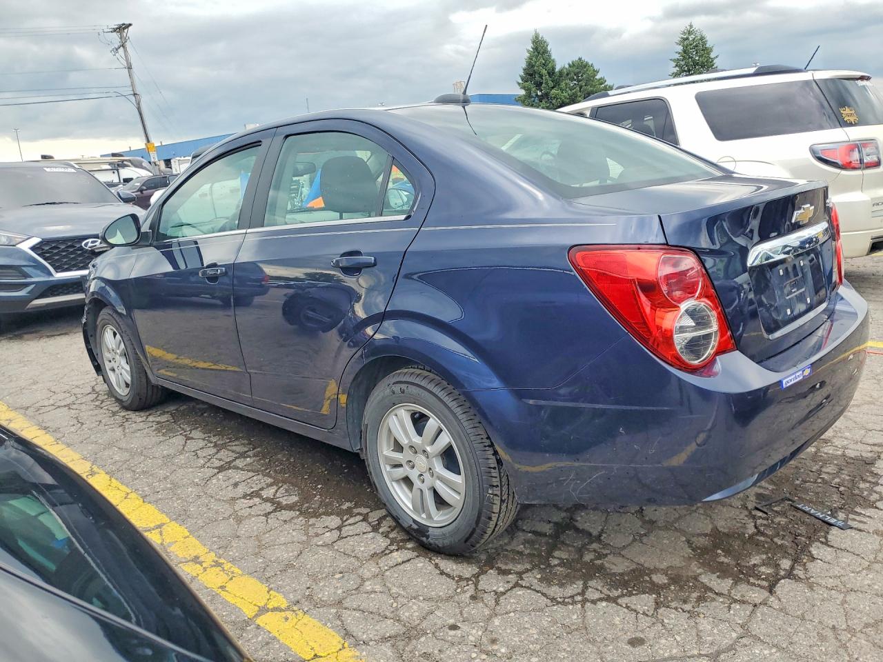 2015 Chevrolet Sonic Lt Blue vin: 1G1JC5SH2F4130948