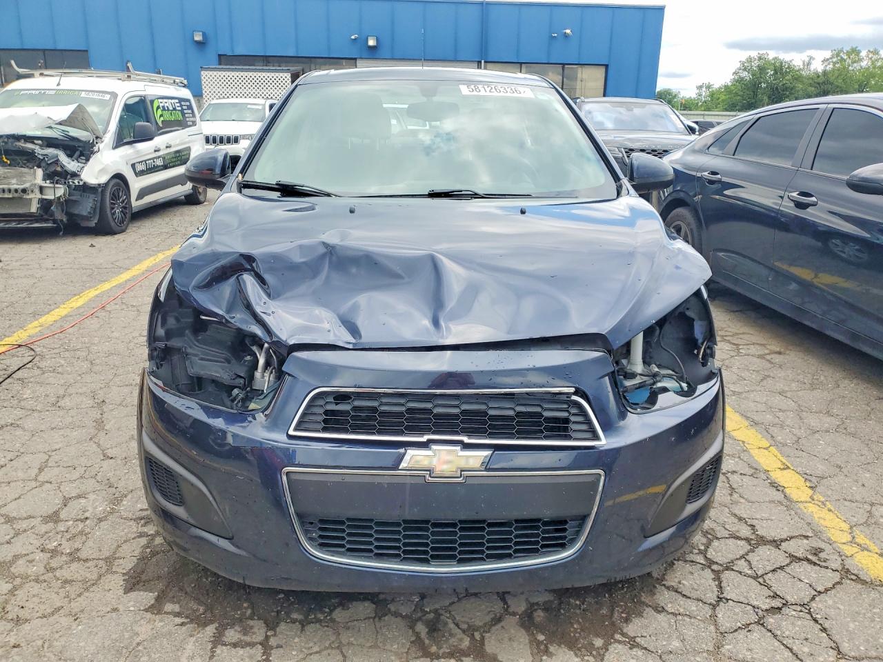 2015 Chevrolet Sonic Lt Blue vin: 1G1JC5SH2F4130948