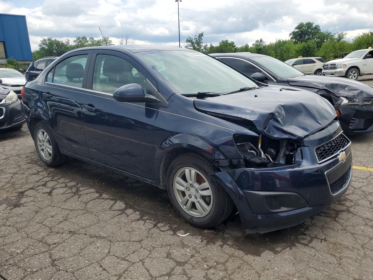 2015 Chevrolet Sonic Lt Blue vin: 1G1JC5SH2F4130948