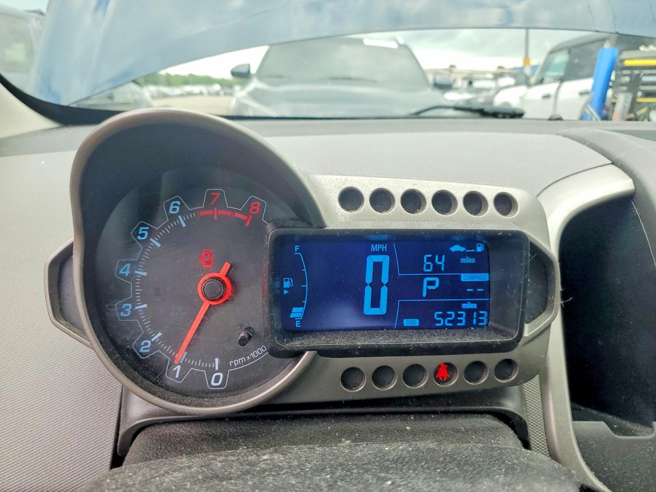 2015 Chevrolet Sonic Lt Blue vin: 1G1JC5SH2F4130948
