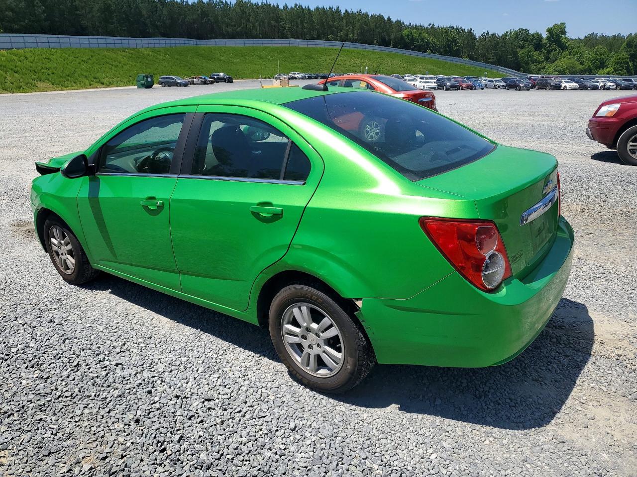 2015 Chevrolet Sonic Lt Green vin: 1G1JC5SH2F4140315