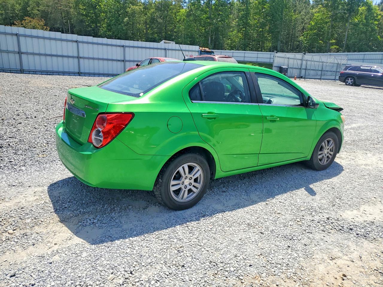 2015 Chevrolet Sonic Lt Green vin: 1G1JC5SH2F4140315