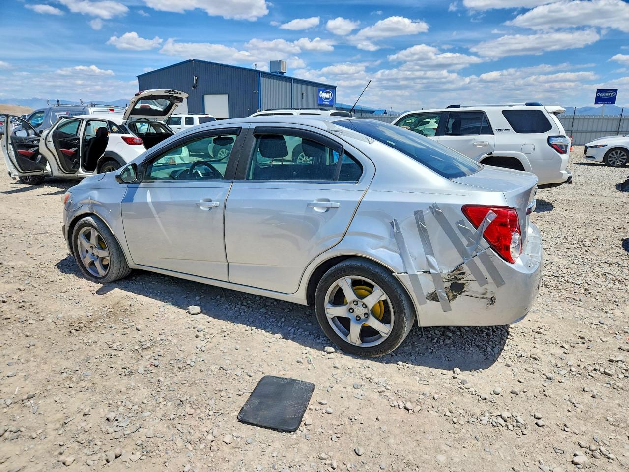 2015 Chevrolet Sonic Lt Silver vin: 1G1JC5SH2F4162055