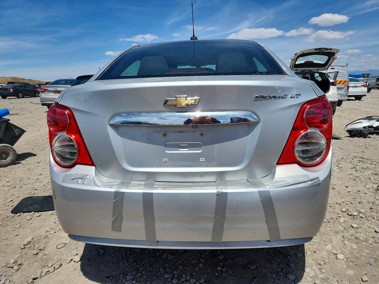 2015 Chevrolet Sonic Lt Silver vin: 1G1JC5SH2F4162055