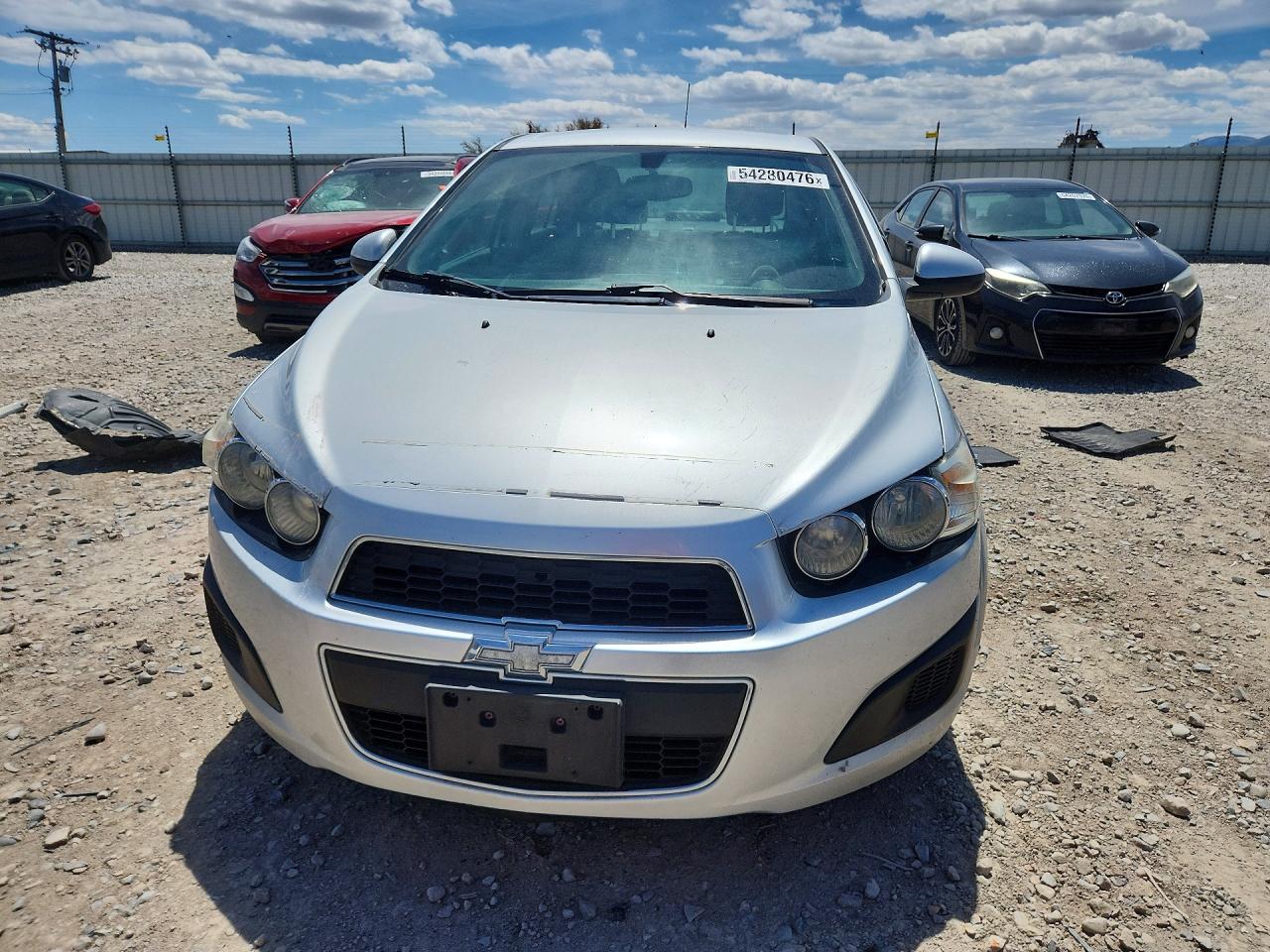2015 Chevrolet Sonic Lt Silver vin: 1G1JC5SH2F4162055