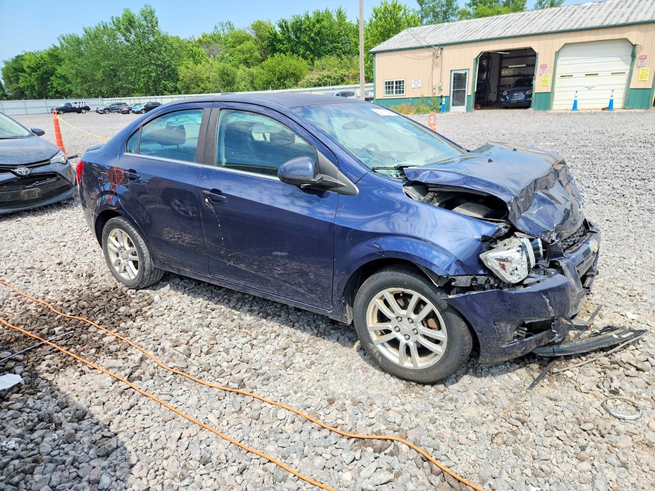 2015 Chevrolet Sonic Lt Blue vin: 1G1JC5SH2F4165991