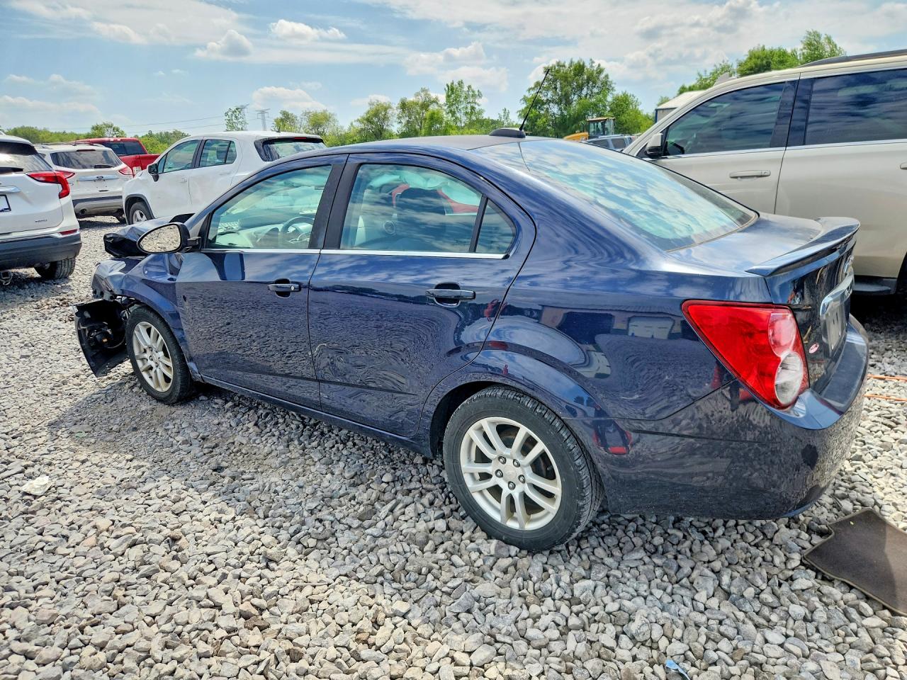 2015 Chevrolet Sonic Lt Blue vin: 1G1JC5SH2F4165991