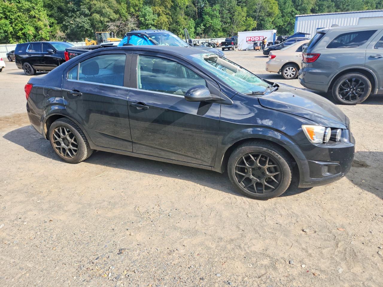 2015 Chevrolet Sonic Lt Черный vin: 1G1JC5SH2F4215191