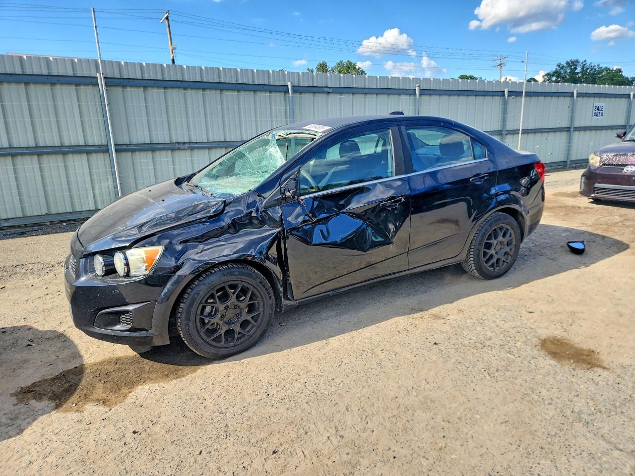 2015 Chevrolet Sonic Lt Black vin: 1G1JC5SH2F4215191