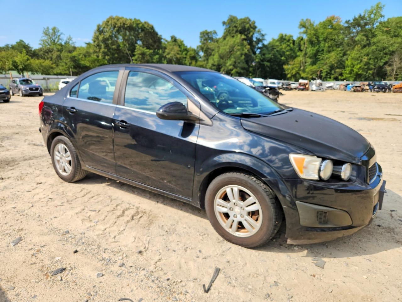 2012 Chevrolet Sonic Lt Black vin: 1G1JC5SH3C4179734