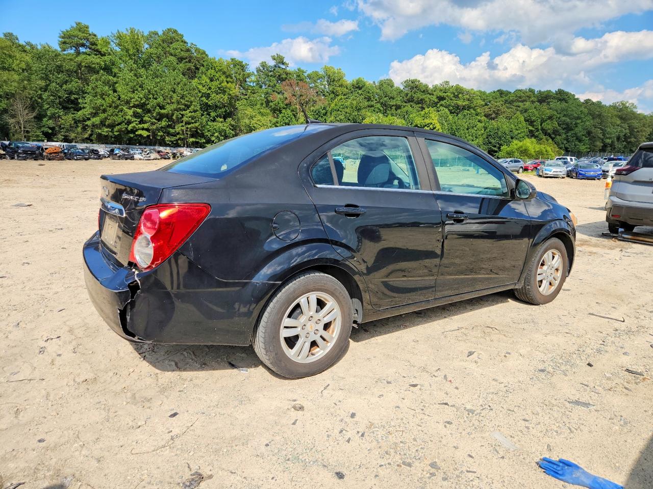 2012 Chevrolet Sonic Lt Black vin: 1G1JC5SH3C4179734