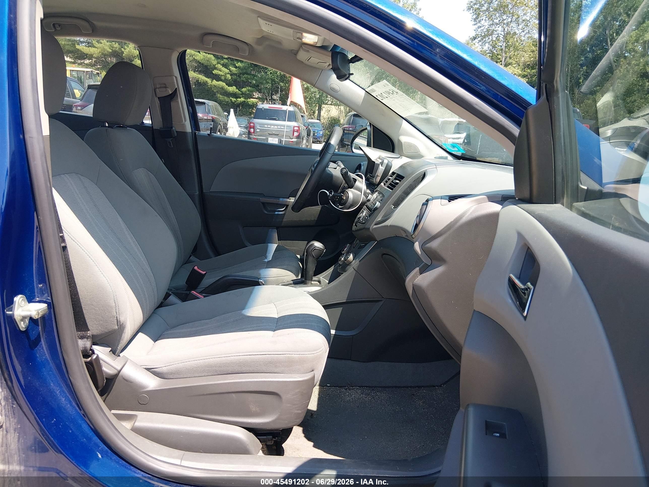 2012 Chevrolet Sonic 2lt Blue vin: 1G1JC5SH3C4217849