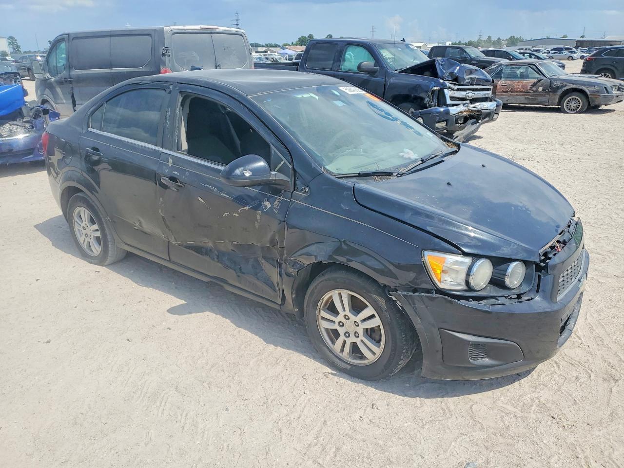 2013 Chevrolet Sonic Lt Black vin: 1G1JC5SH3D4125285