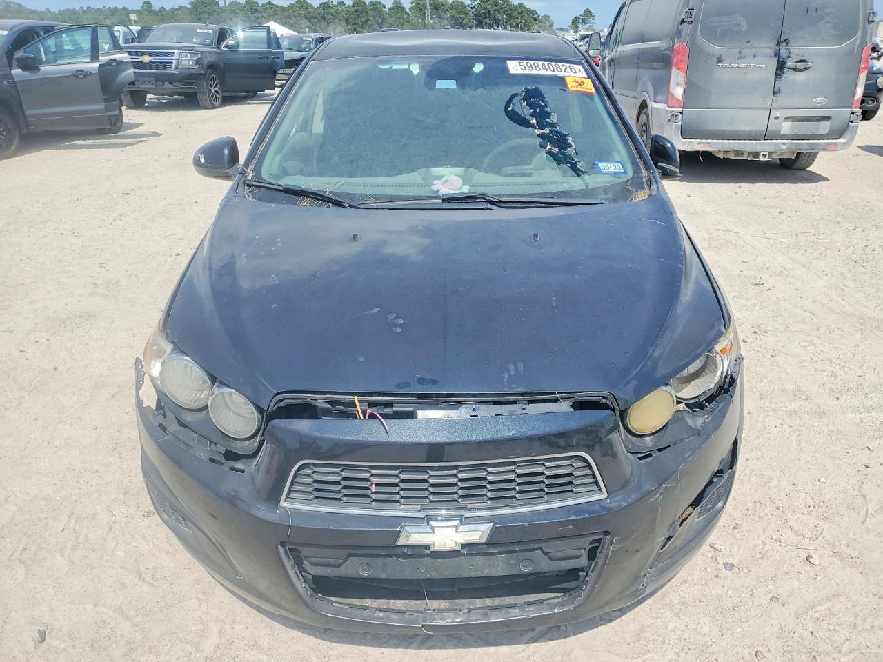2013 Chevrolet Sonic Lt Black vin: 1G1JC5SH3D4125285