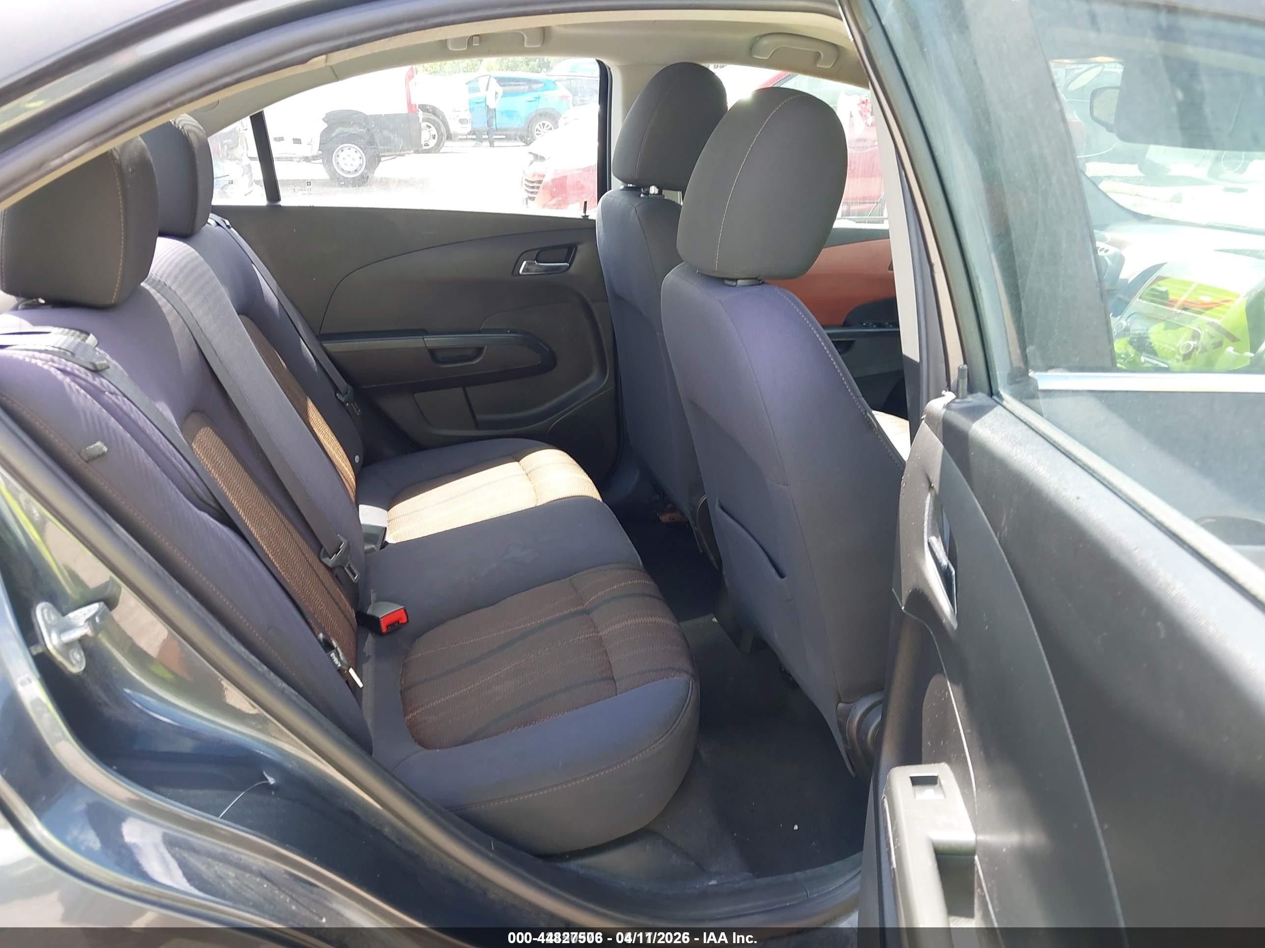 2013 Chevrolet Sonic Lt Auto Gray vin: 1G1JC5SH3D4148663