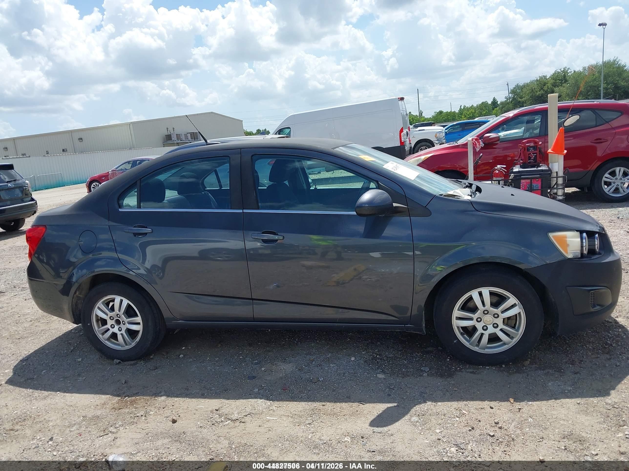2013 Chevrolet Sonic Lt Auto Gray vin: 1G1JC5SH3D4148663