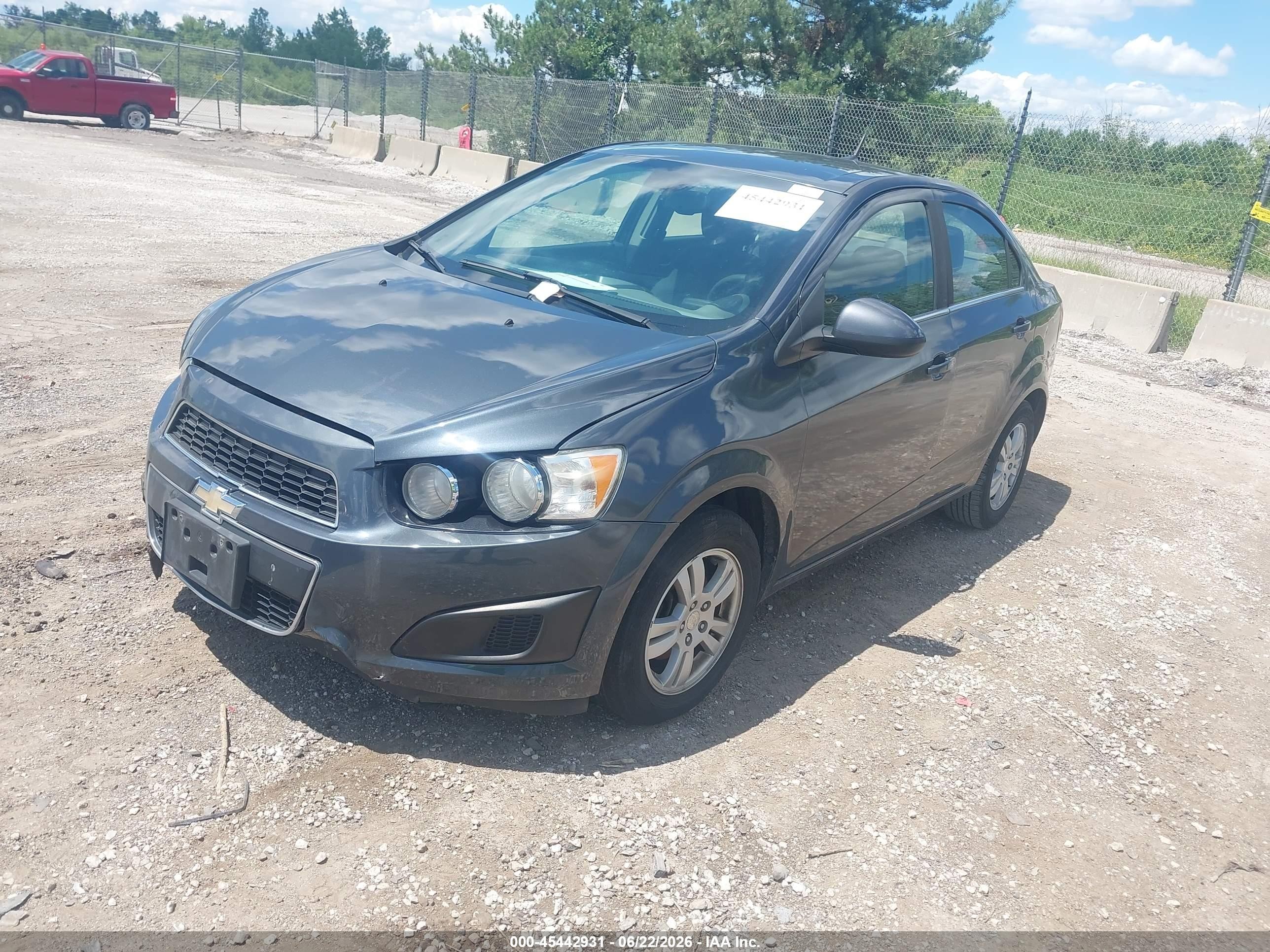 2013 Chevrolet Sonic Lt Auto Blue vin: 1G1JC5SH3D4206075