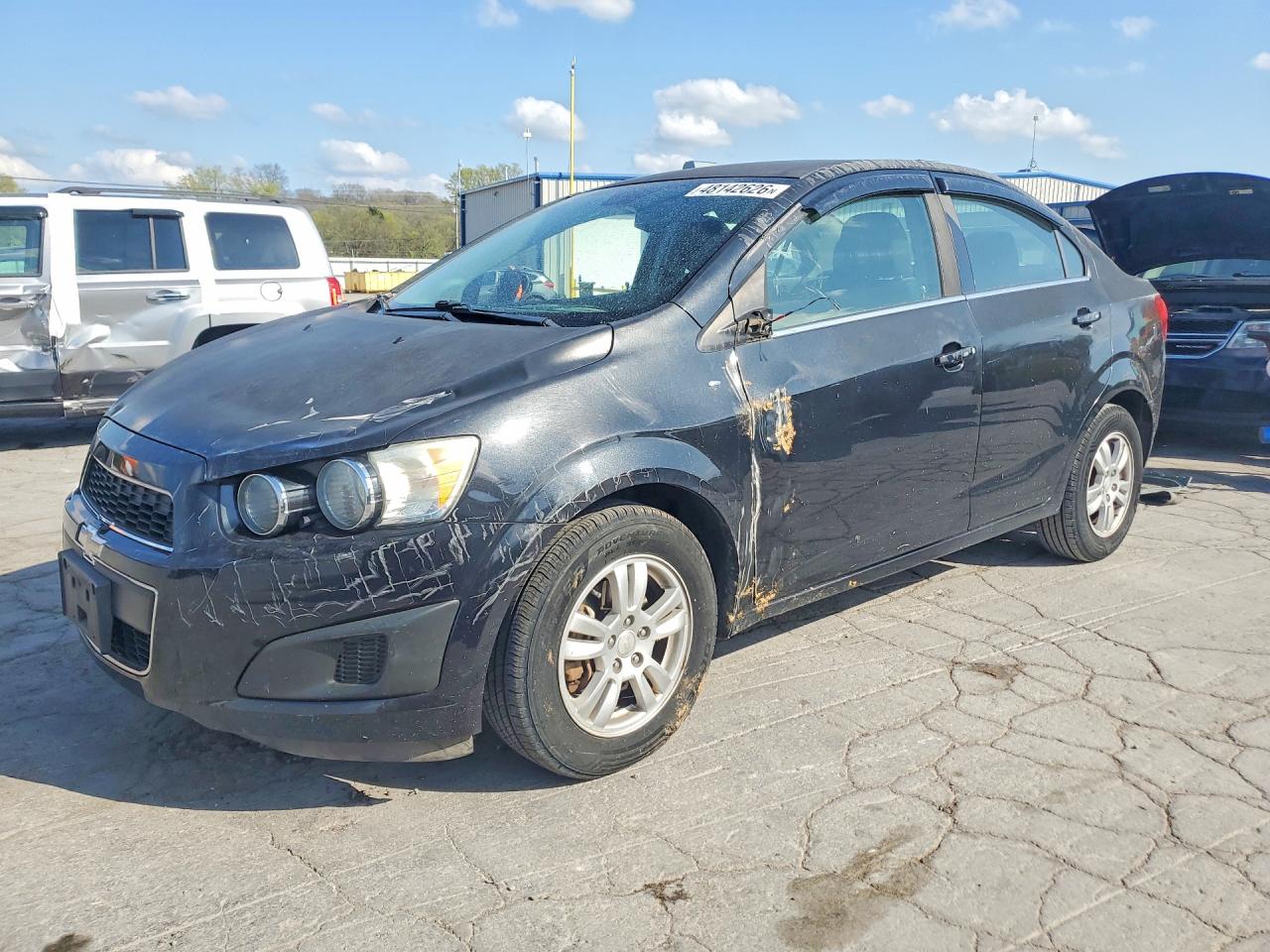 2013 Chevrolet Sonic Lt Black vin: 1G1JC5SH3D4210921