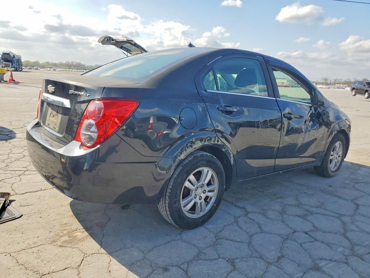 2013 Chevrolet Sonic Lt Black vin: 1G1JC5SH3D4210921