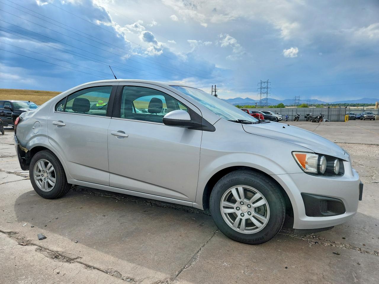 2013 Chevrolet Sonic Lt Серебряный vin: 1G1JC5SH3D4245460