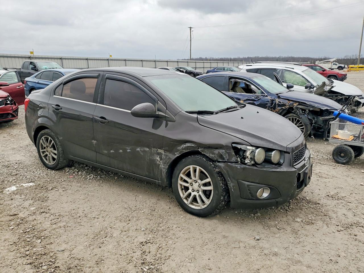 2014 Chevrolet Sonic Lt Black vin: 1G1JC5SH3E4113641