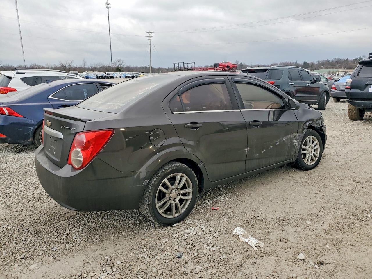 2014 Chevrolet Sonic Lt Black vin: 1G1JC5SH3E4113641