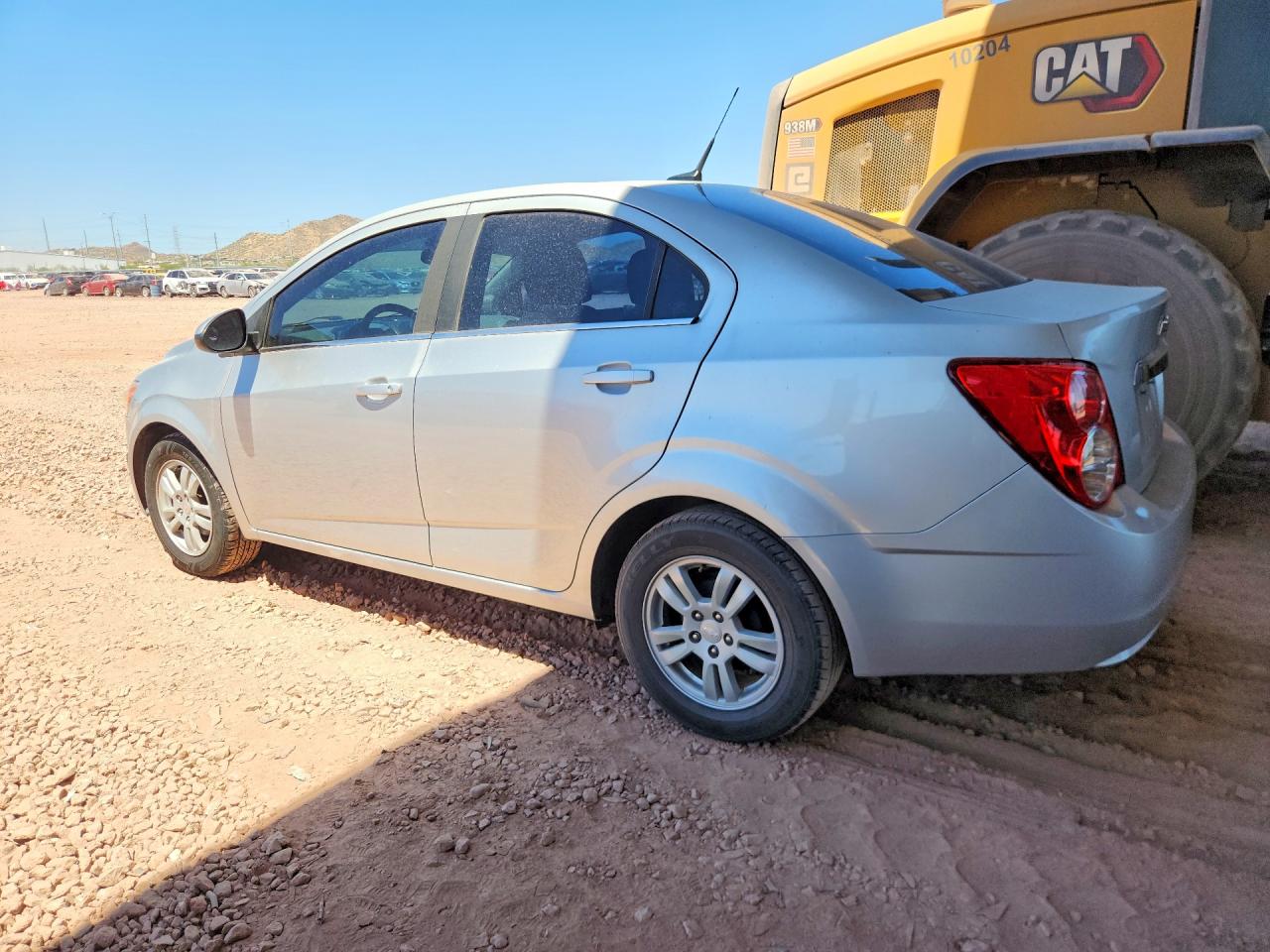 2014 Chevrolet Sonic Lt Silver vin: 1G1JC5SH3E4152570