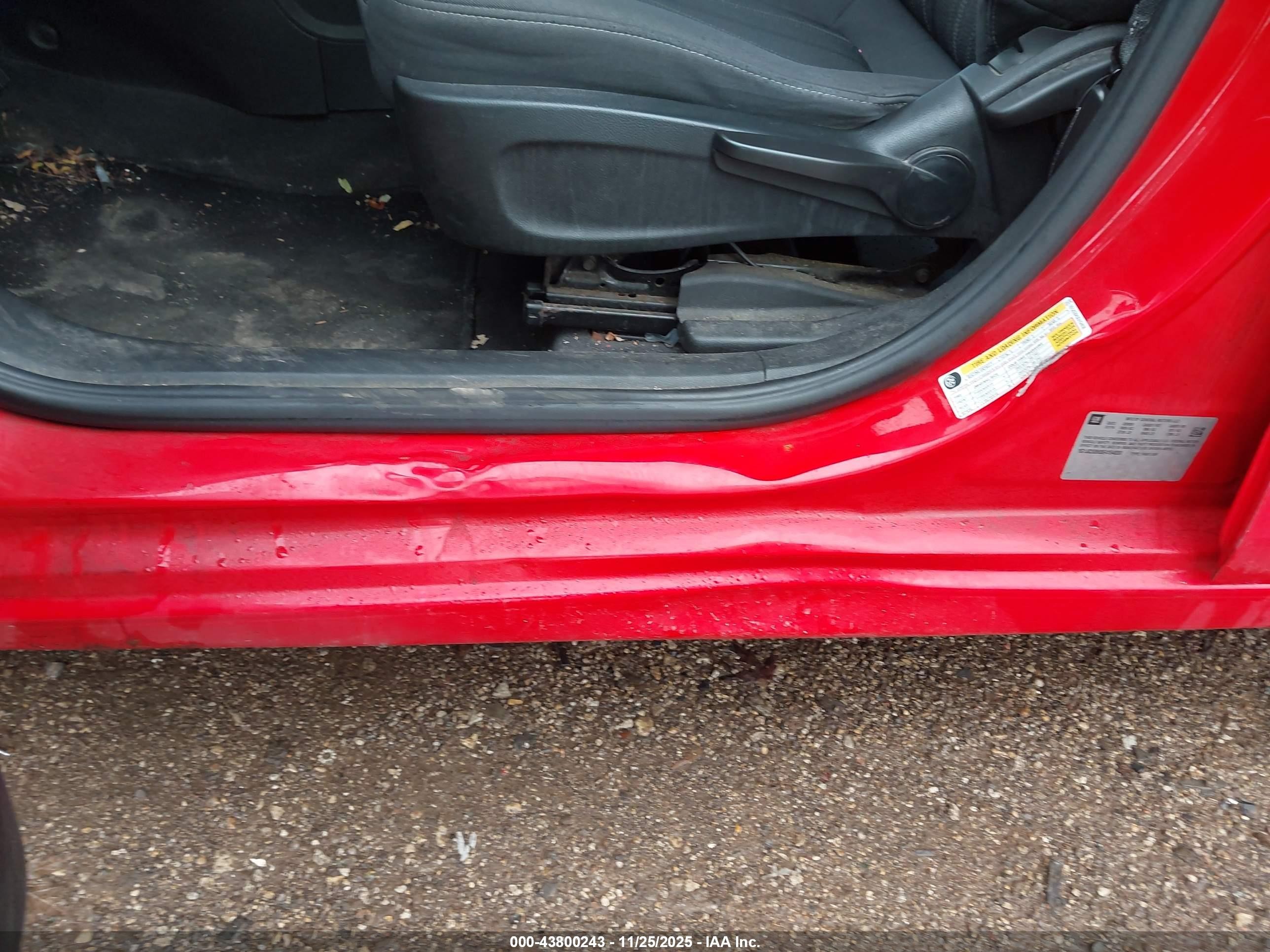 2014 Chevrolet Sonic Lt Auto Red vin: 1G1JC5SH3E4154030