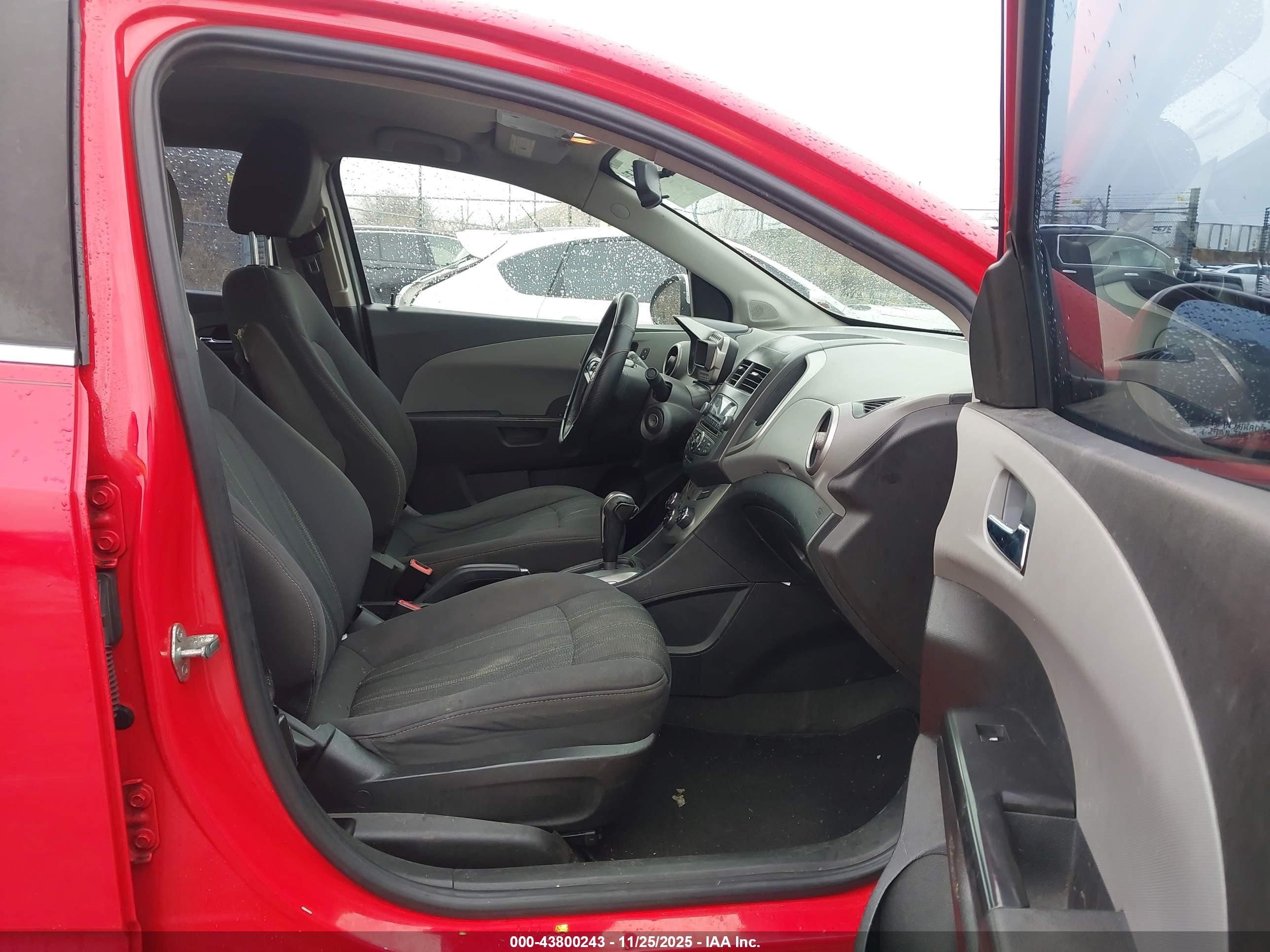 2014 Chevrolet Sonic Lt Auto Red vin: 1G1JC5SH3E4154030