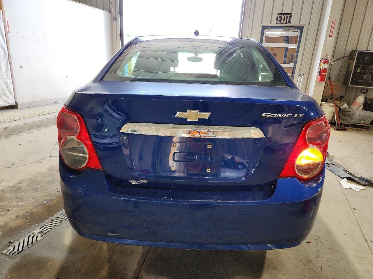 2014 Chevrolet Sonic Lt Blue vin: 1G1JC5SH3E4162113