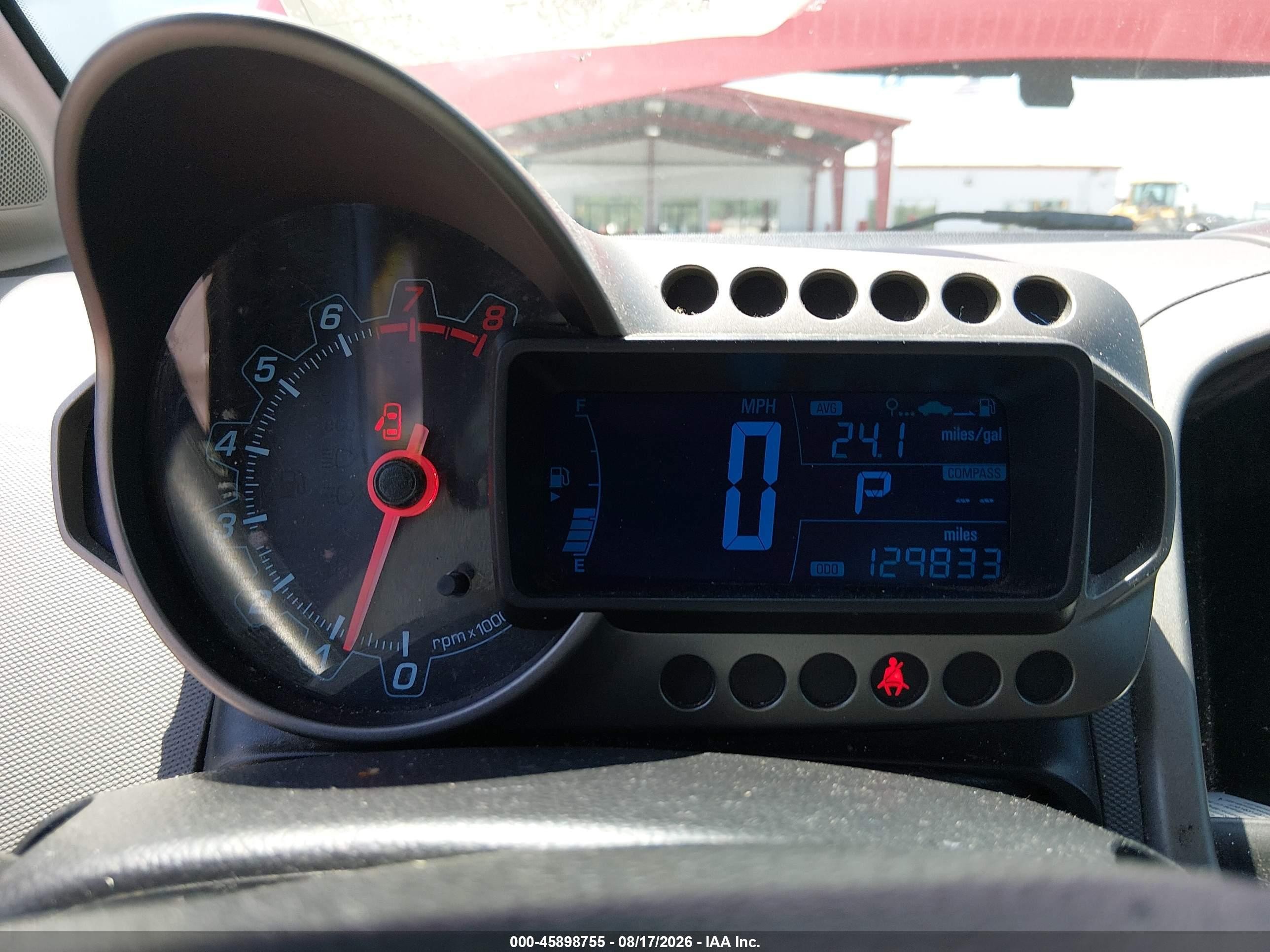 2014 Chevrolet Sonic Lt Auto Red vin: 1G1JC5SH3E4163598